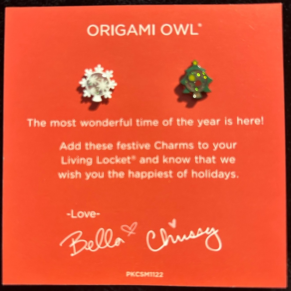 Origami Owl Charm of the Month November 2022 Charms